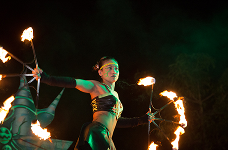 Photo 1: Ocean Park was awarded “Best Overall Production (US$25,000 or less)” with “Samsara”, an epic fire dance show presented at last year’s Ocean Park Halloween Fest.